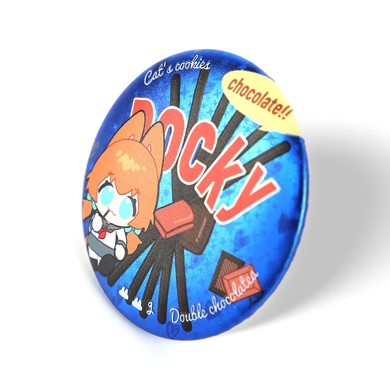Custom 3D Glitter Holographic Button Pins - Image 7