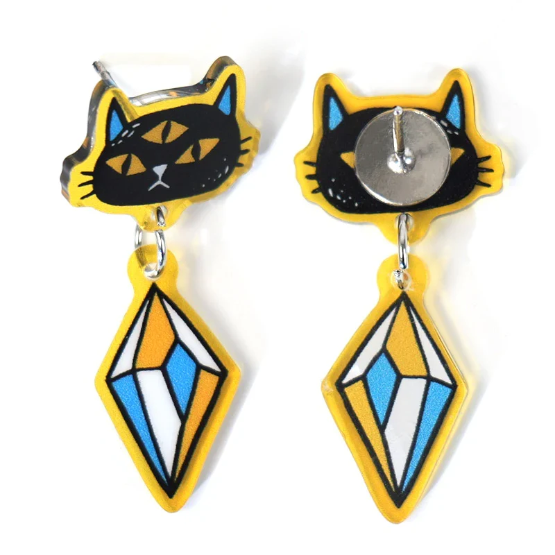 Custom Acrylic Earrings Ear Stud - Image 3