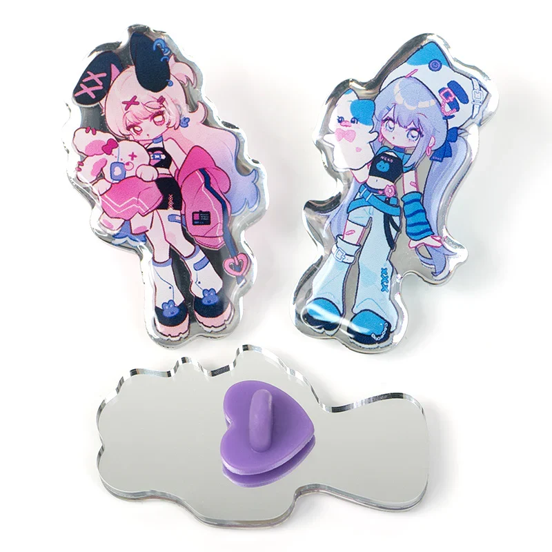 Custom Acrylic Mirror Pins - Image 5