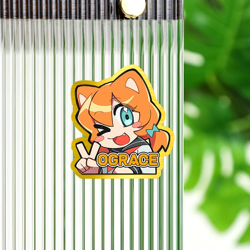 Custom Brushed Gold Stickers - Image 7