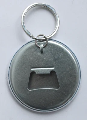 Custom Button Pins Bottle Opener Keychain - Image 2