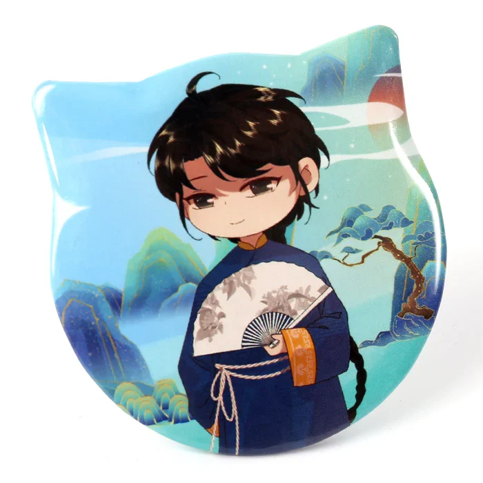 Custom Cat Ear Shapes Button Pins - Image 9