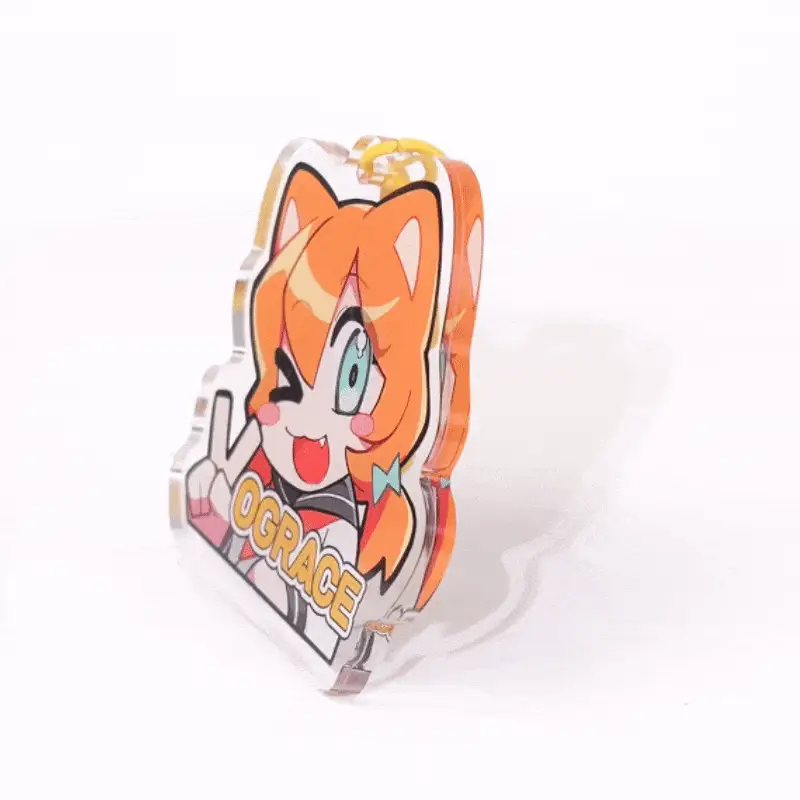 Custom Clear Acrylic Keychains - Image 2