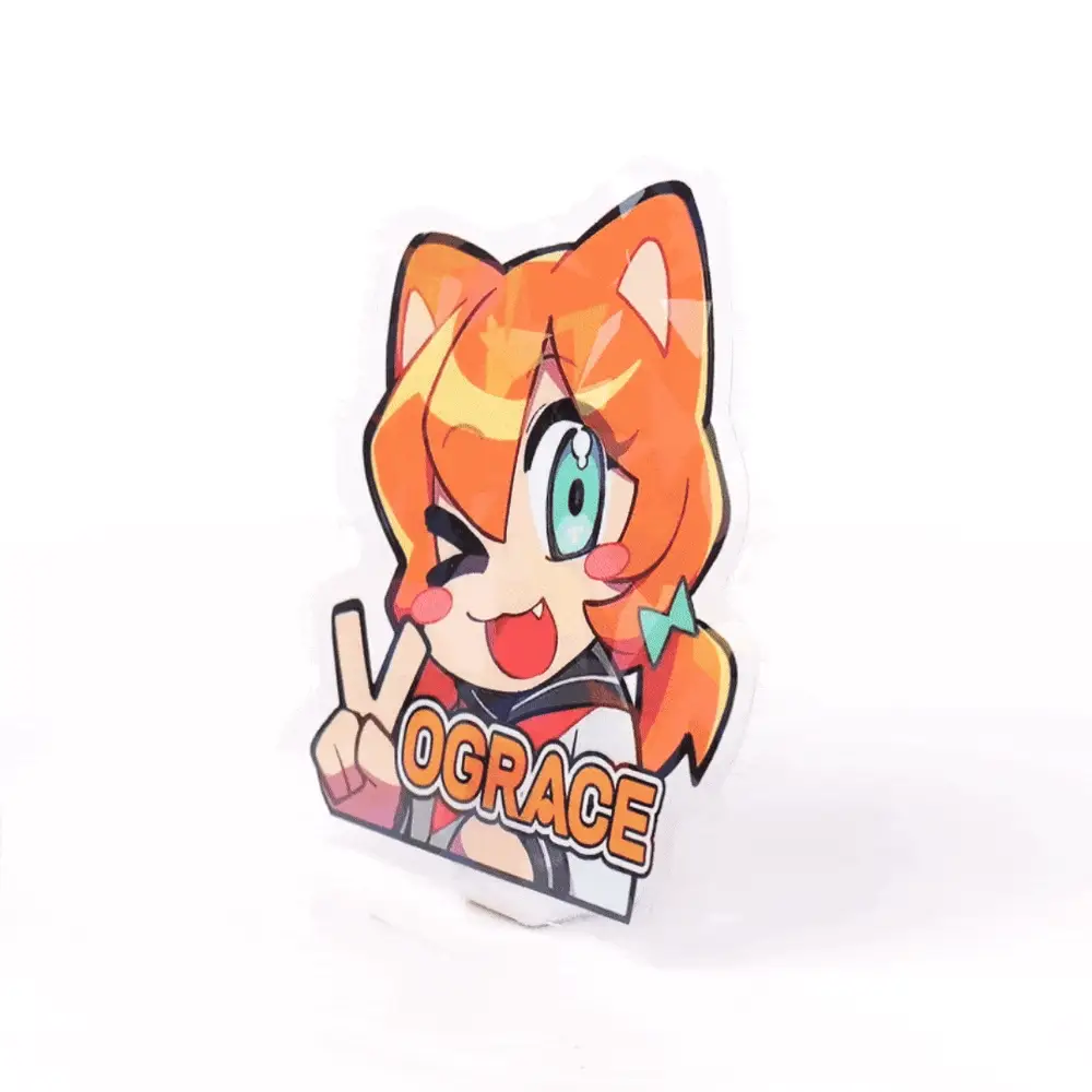 Custom Clear Holographic Stickers - Image 5