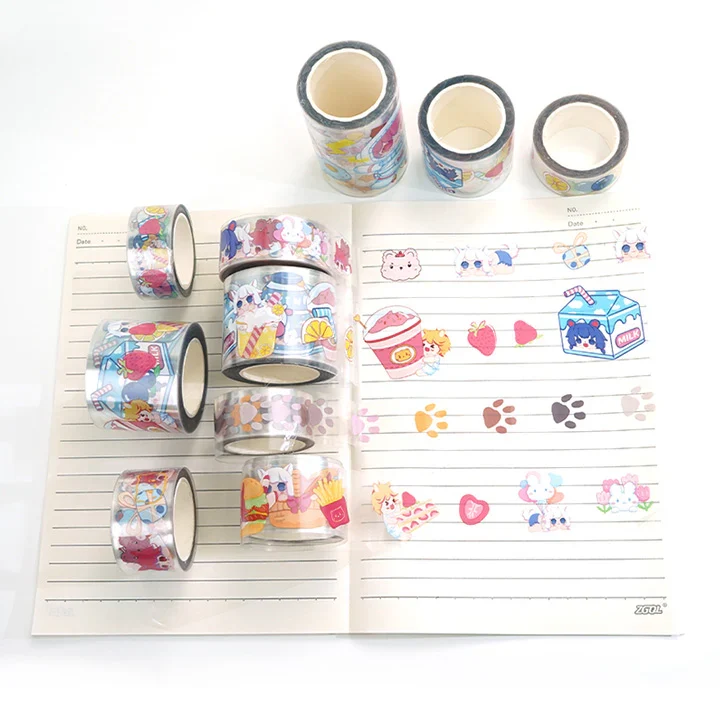 Custom Clear PET Transparent Washi Tape - Image 5