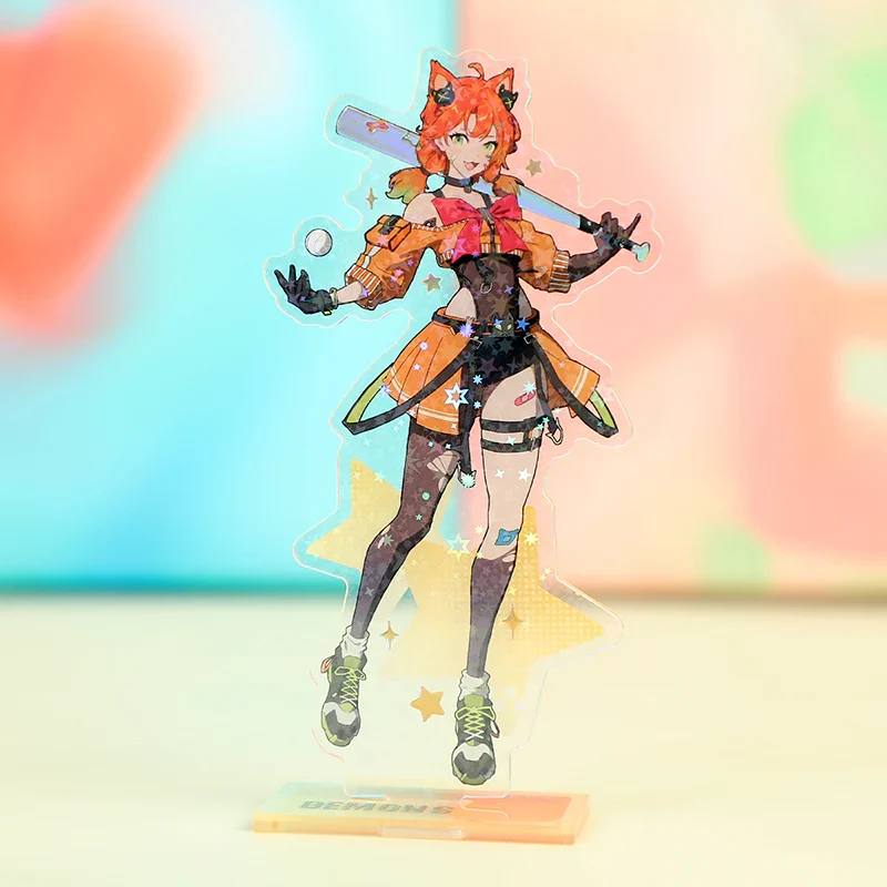 Custom Cold Foil Stamping Holographic Clear Acrylic Standees - Image 4