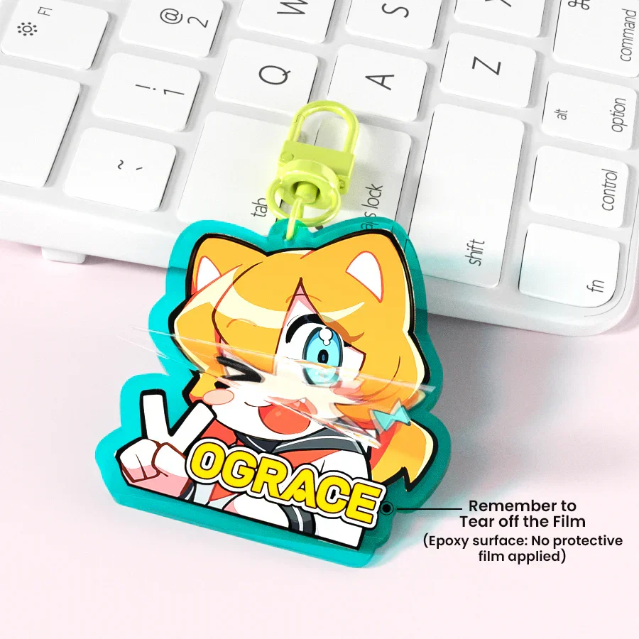 Custom Colored Acrylic Keychains - Image 5