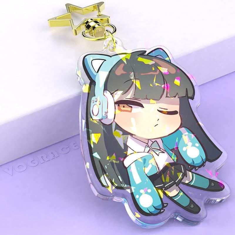 Custom Epoxy Holographic Keychain - Image 9