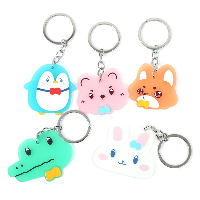 Custom Frosted Acrylic Keychains - Image 2