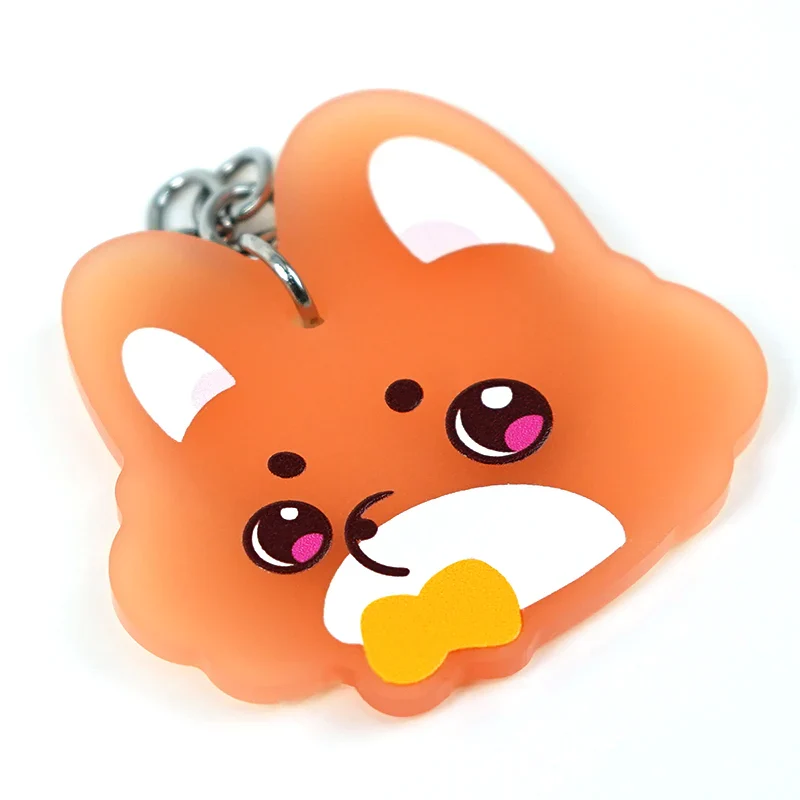 Custom Frosted Acrylic Keychains - Image 3