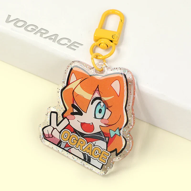 Custom Glitter Acrylic Keychain - Image 4