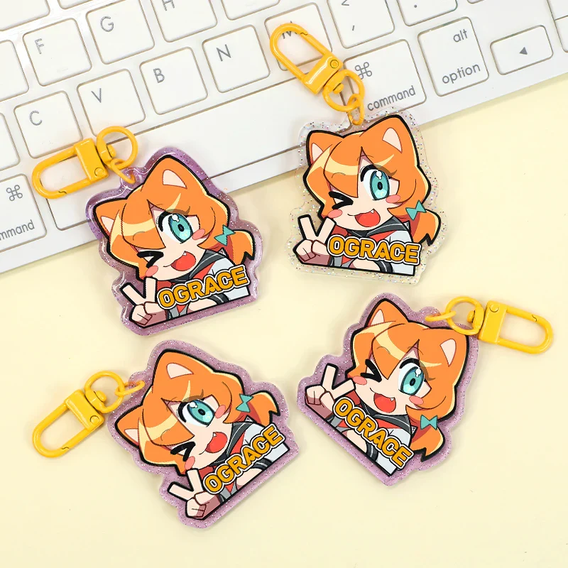 Custom Glitter Acrylic Keychain - Image 6