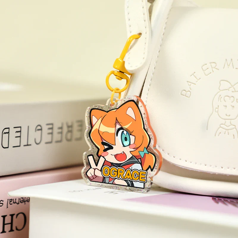 Custom Glitter Acrylic Keychain - Image 7