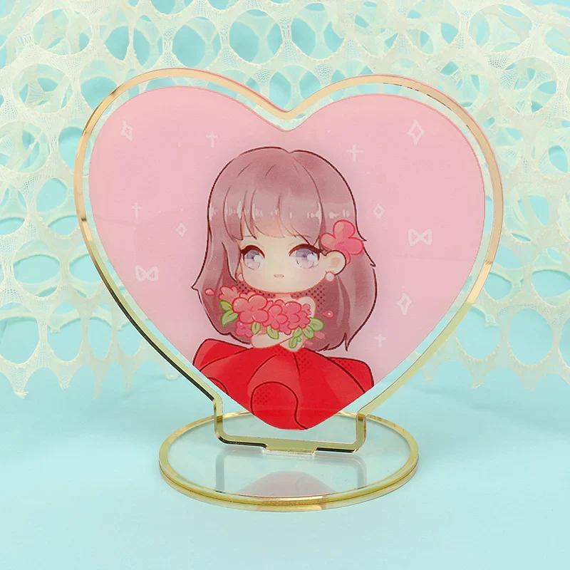Custom Gold Edge Acrylic Standees - Image 3