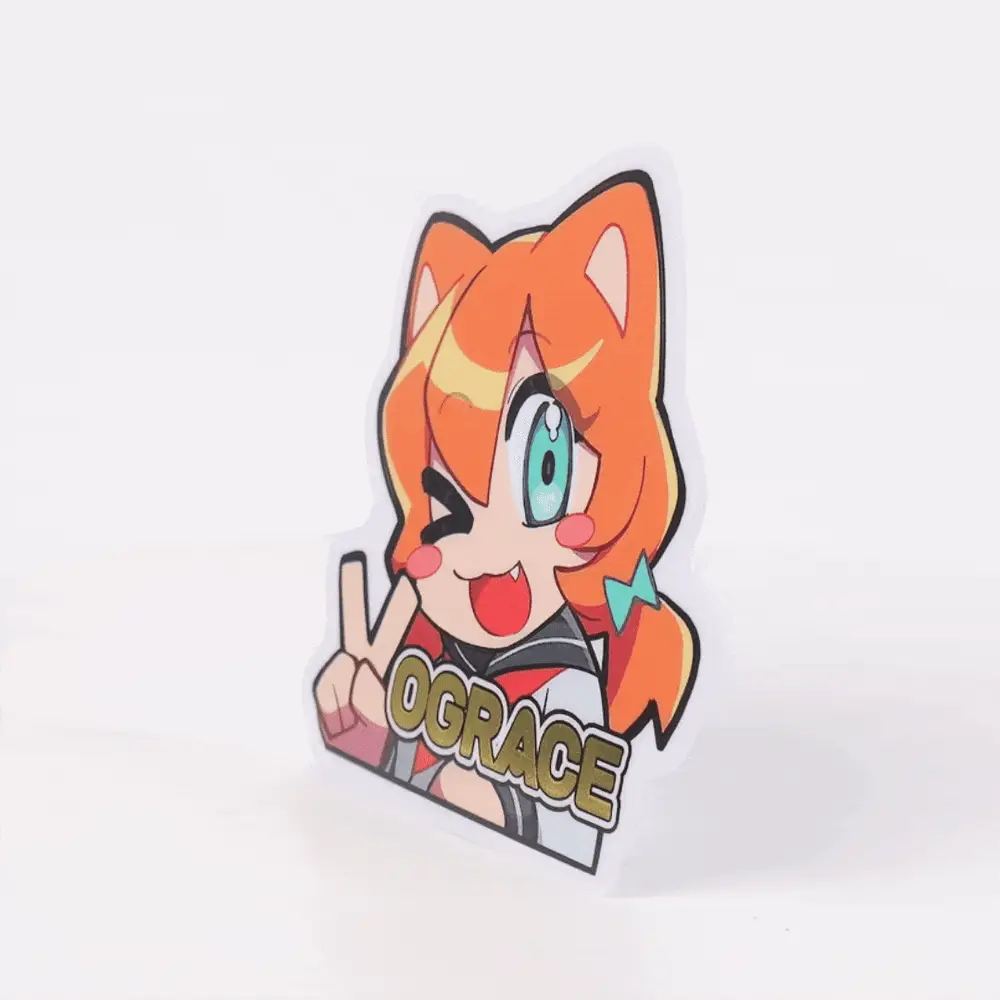 Custom Hot Foil Stamped Stickers - Image 2