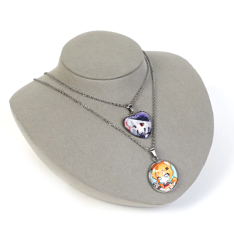 Custom Metal Cabochon Pendant Necklaces - Image 3