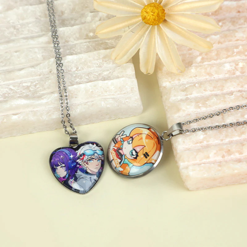 Custom Metal Cabochon Pendant Necklaces - Image 6