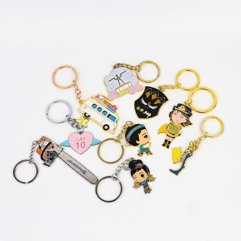 Custom Metal Enamel Keychains - Image 2