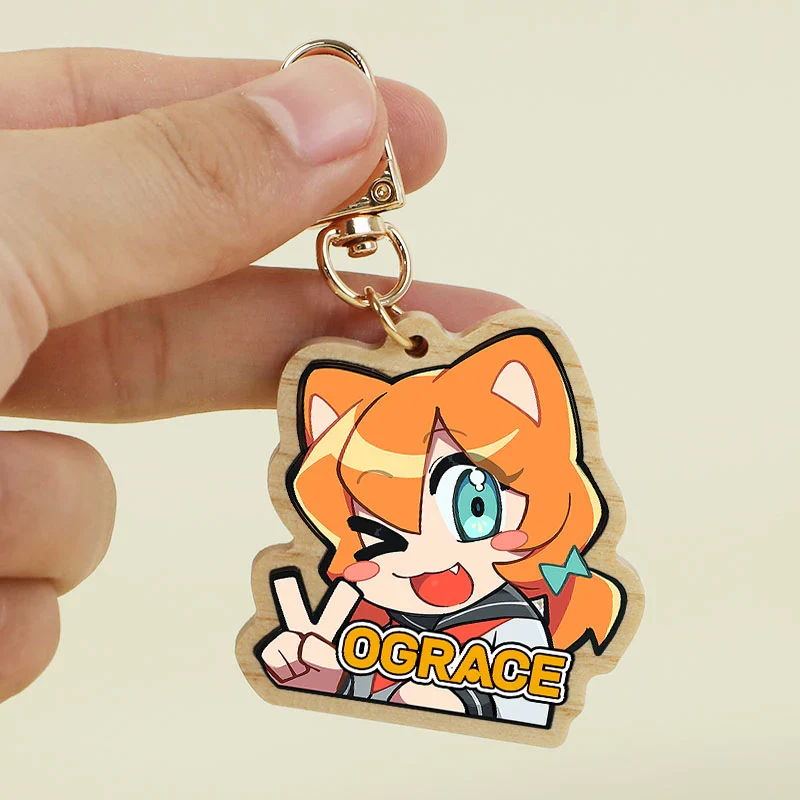 Custom Natural Wooden Keychains - Image 4