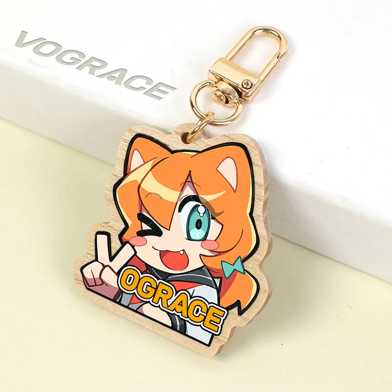 Custom Natural Wooden Keychains - Image 6