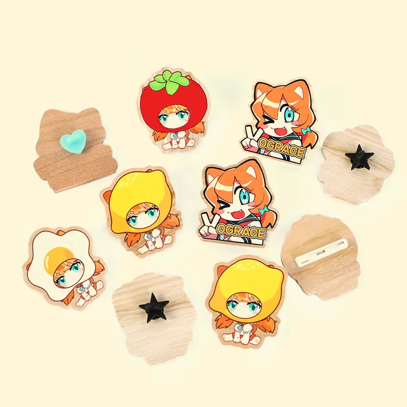Custom Natural Wooden Pin Badges - Image 6
