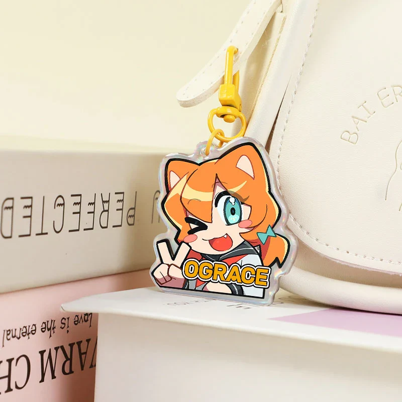 Custom Opaque Holographic Acrylic Keychains - Image 7