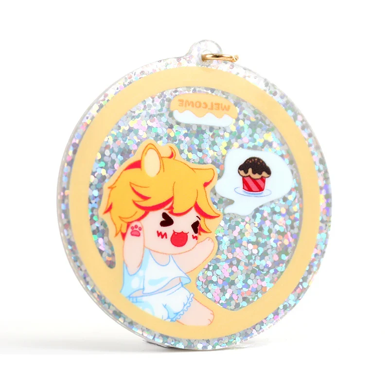 Custom Opaque Holographic Acrylic Keychains - Image 9