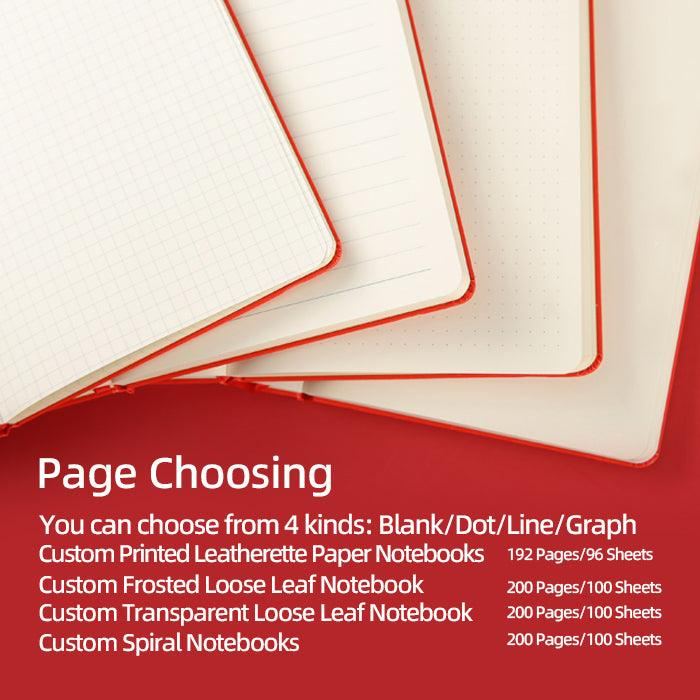 Custom Printed Leatherette Paper Notebooks - Image 3