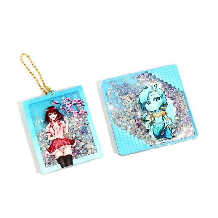 Custom Quicksand Liquid Keychains - Image 2