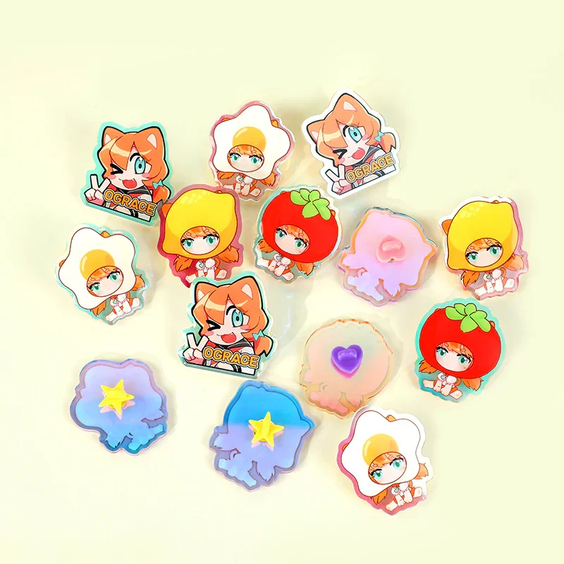 Custom Rainbow Acrylic Pins - Image 6