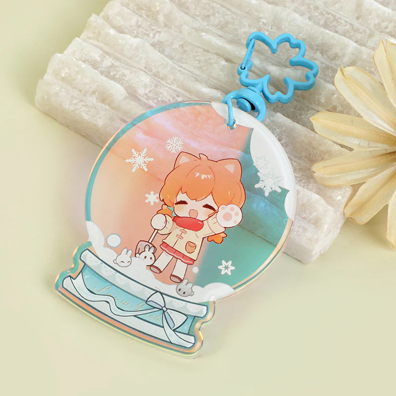 Custom Rainbow Acrylic Rounding Keychains - Image 14