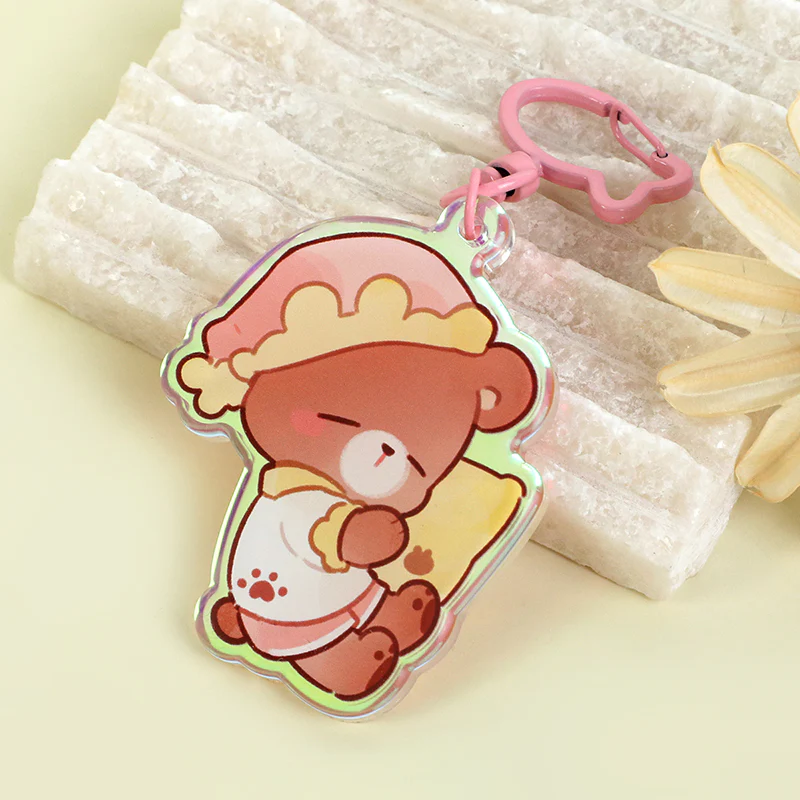 Custom Rainbow Acrylic Rounding Keychains - Image 15