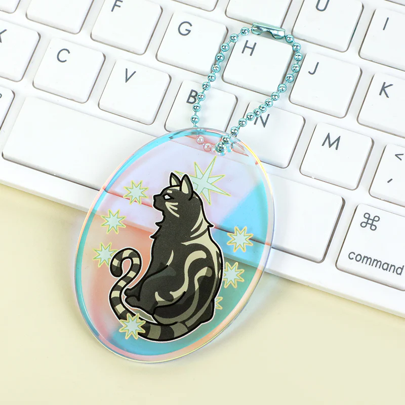 Custom Rainbow Acrylic Rounding Keychains - Image 19