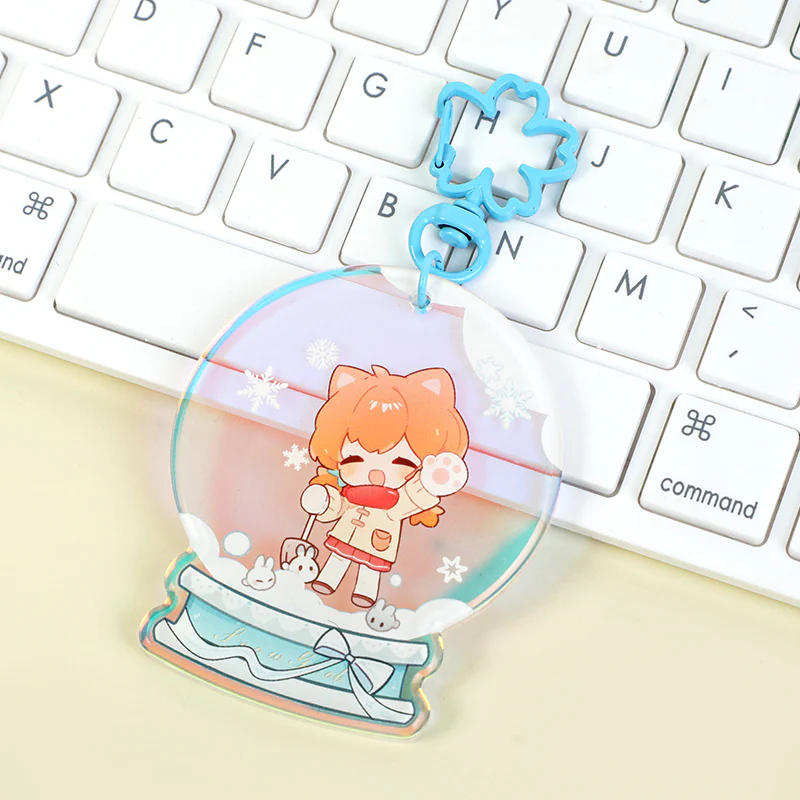 Custom Rainbow Acrylic Rounding Keychains - Image 20