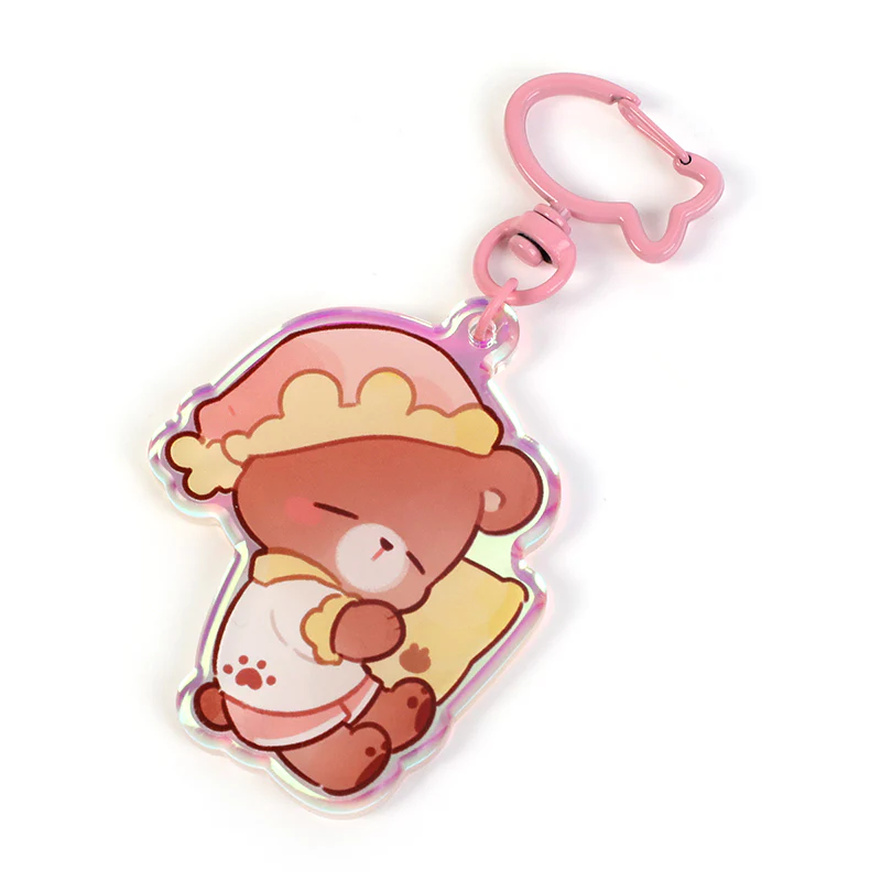 Custom Rainbow Acrylic Rounding Keychains - Image 27