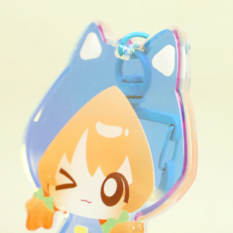 Custom Rainbow Acrylic Rounding Keychains - Image 3