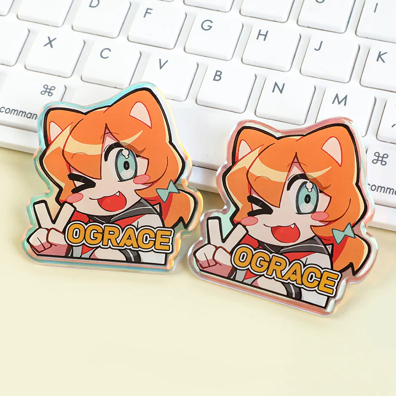 Custom Rainbow Acrylic Rounding Pins - Image 11