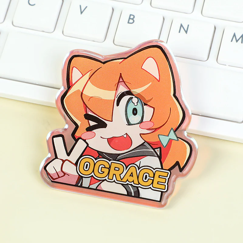 Custom Rainbow Acrylic Rounding Pins - Image 3