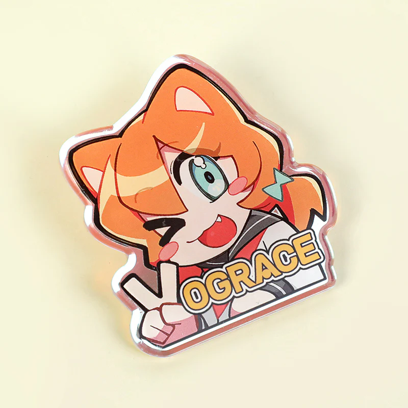 Custom Rainbow Acrylic Rounding Pins - Image 4