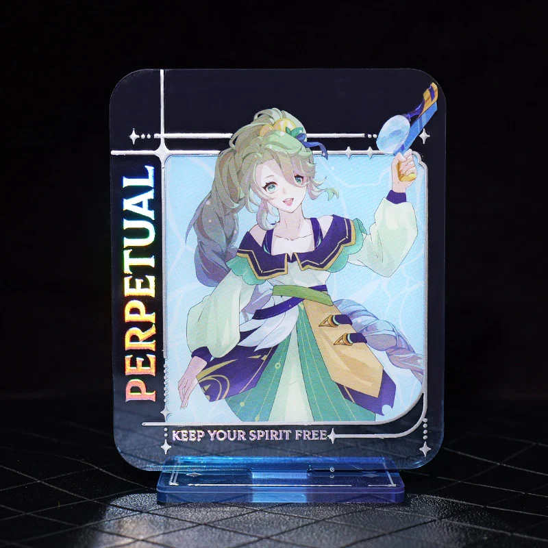 Custom Raised Foil Printing Cold Foil Stamping Acrylic Standees - Image 6