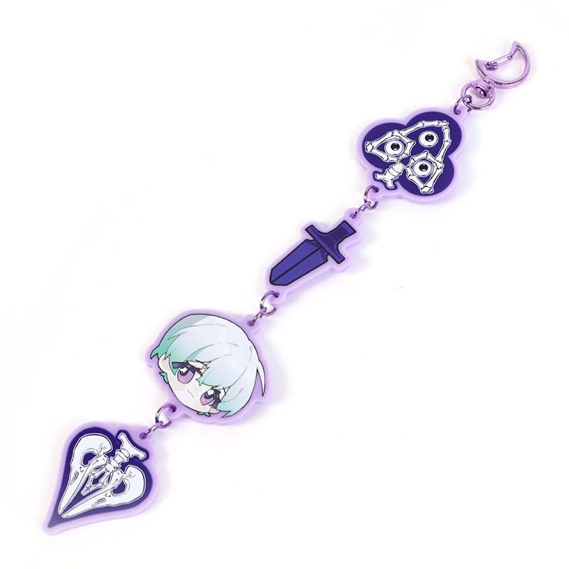 Custom Series Connection Colored Acrylic Keychains - Image 3