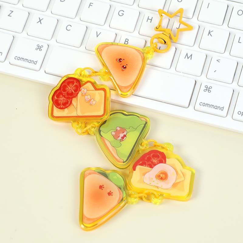 Custom Series Connection Colored Acrylic Keychains - Image 4