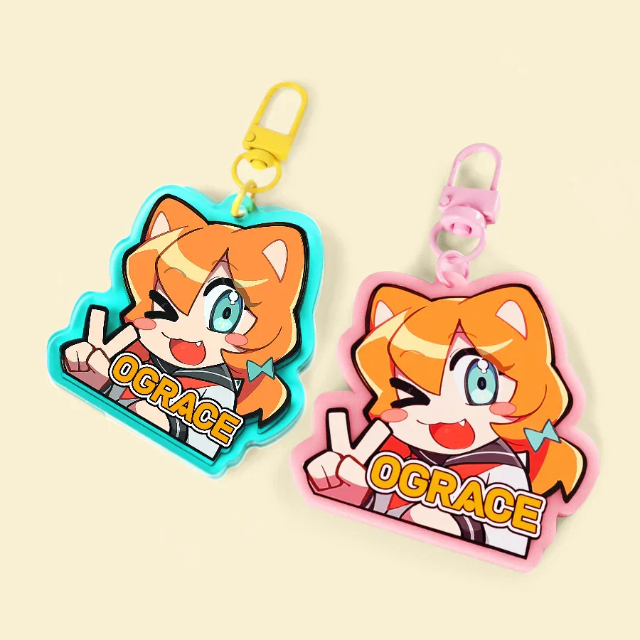 Custom Series Connection Colored Acrylic Keychains - Image 6