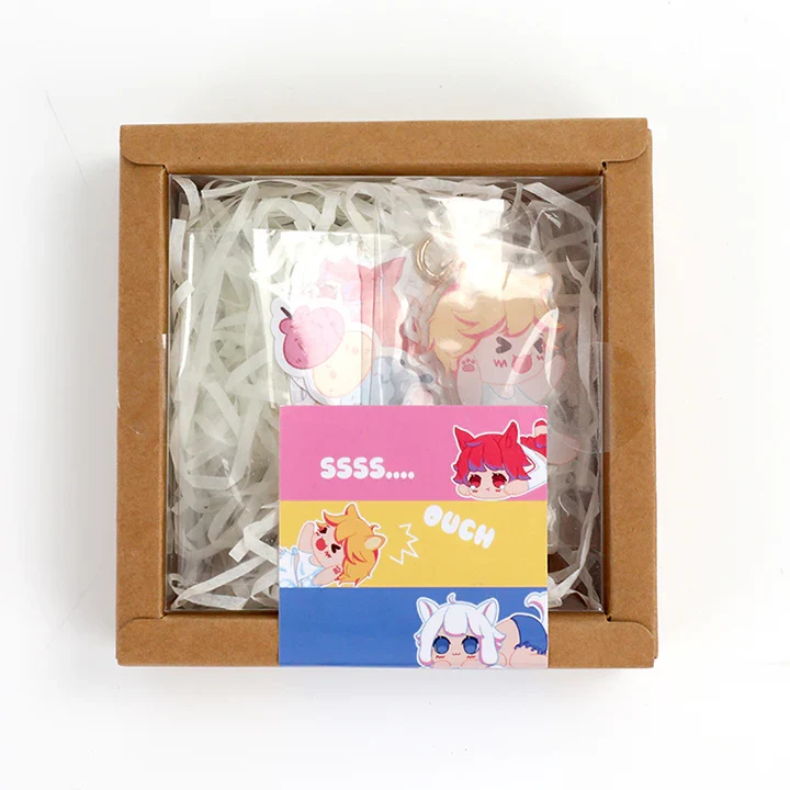 Custom Stickers + keychain sets Packing - Image 3