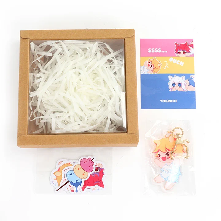 Custom Stickers + keychain sets Packing - Image 4