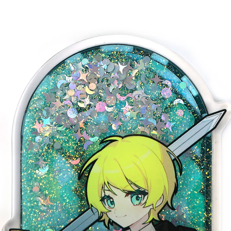 Custom Thicken Pre-filled Quicksand Liquid Acrylic Standees - Image 4