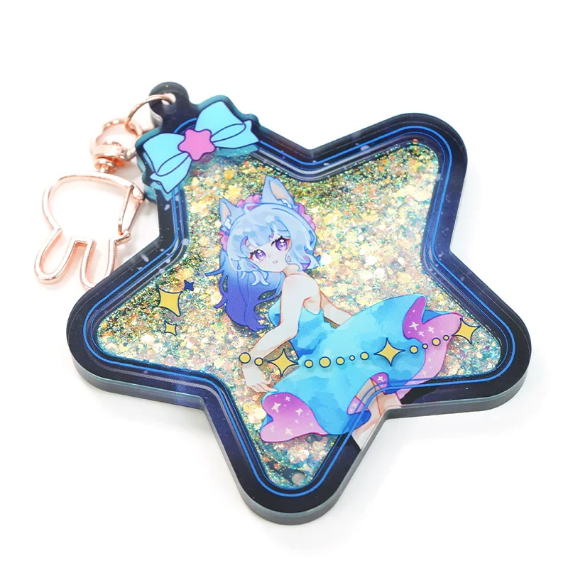 Custom Thicken Quicksand Liquid Keychains - Image 5