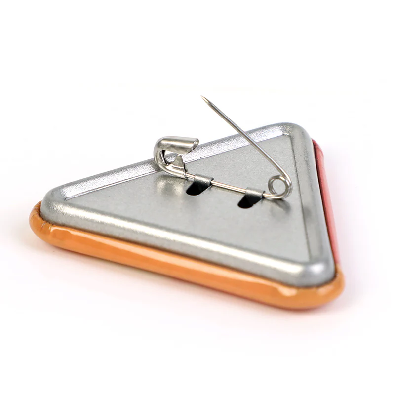 Custom Triangle Glitter Button Pins - Image 14