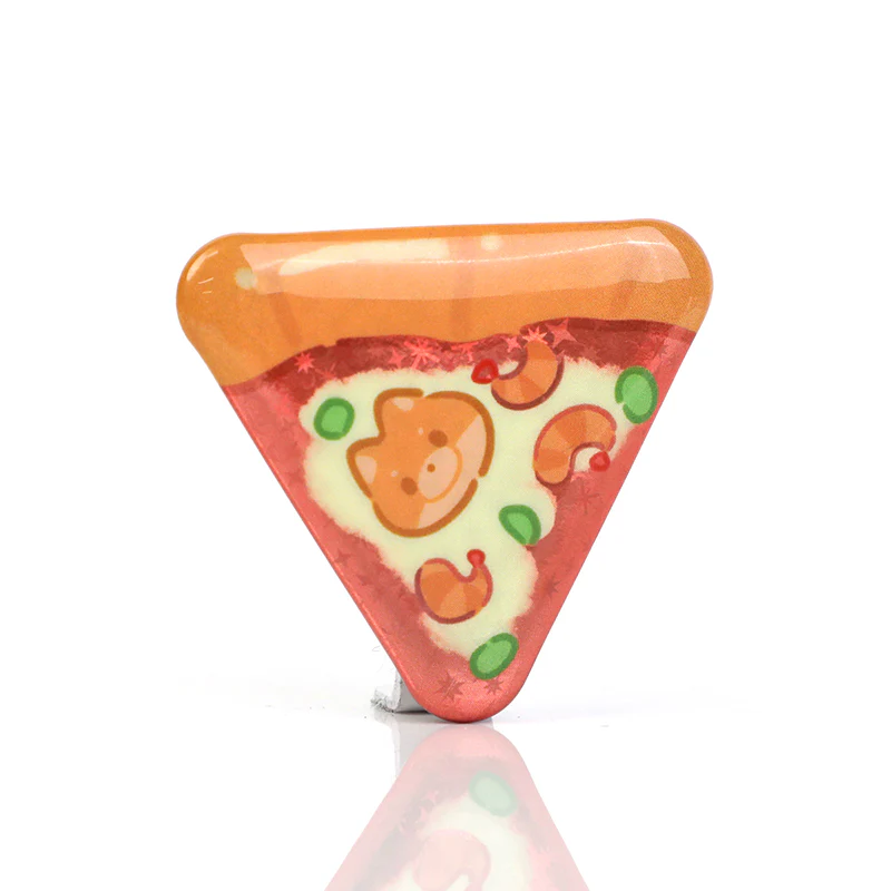 Custom Triangle Glitter Button Pins - Image 6