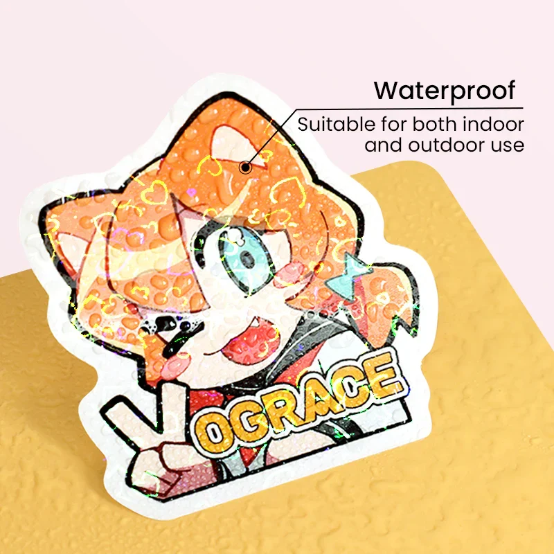 Custom Vinyl Holographic Stickers - Image 2
